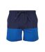 Asquith & Fox Mens Swim Shorts (Navy/Royal Blue)