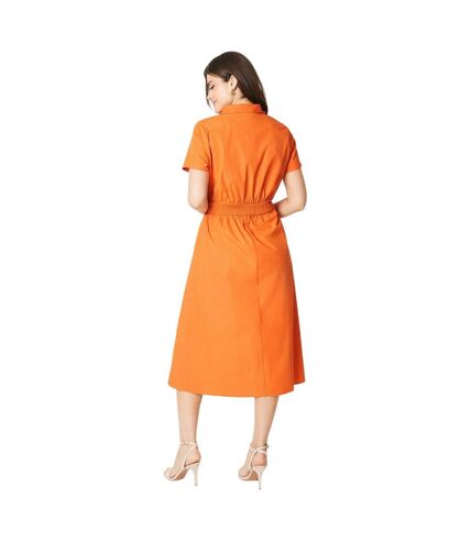 Robe chemisier femme orange Principles