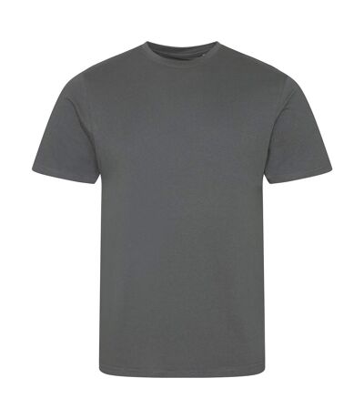 Mens cascade ecologie organic t-shirt charcoal Awdis