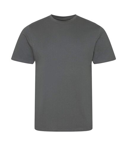 Mens cascade ecologie organic t-shirt charcoal Awdis