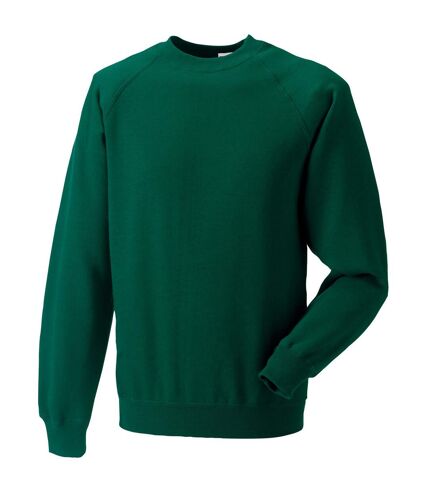 Russell Mens Spotshield Raglan Sweatshirt (Bottle Green) - UTPC6233