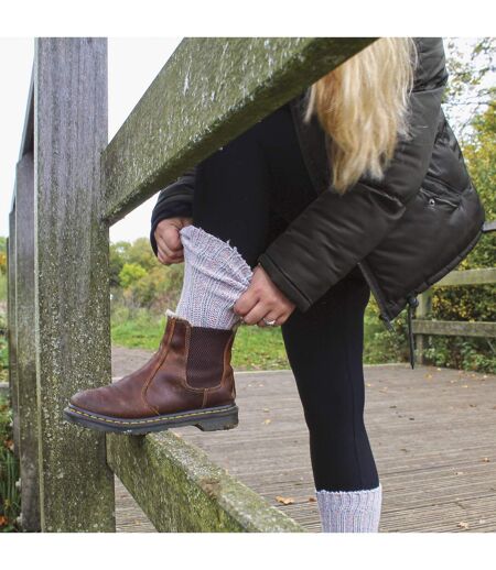 Ladies 6 Pack Alpaca Boot Socks