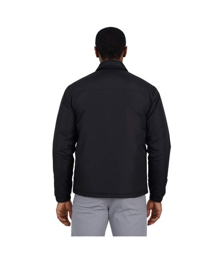 Mens Padded Coach Jacket Black Brave Soul
