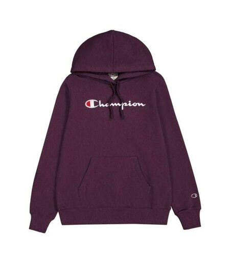 Sweat À Capuche Motif/style Grand Logo Femme Violet Clair Champion