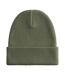 Bonnet Motif/style À Revers Adulte Vert Olive Beechfield-3