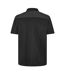 Mens Panel Polo Shirt Black Boss-2