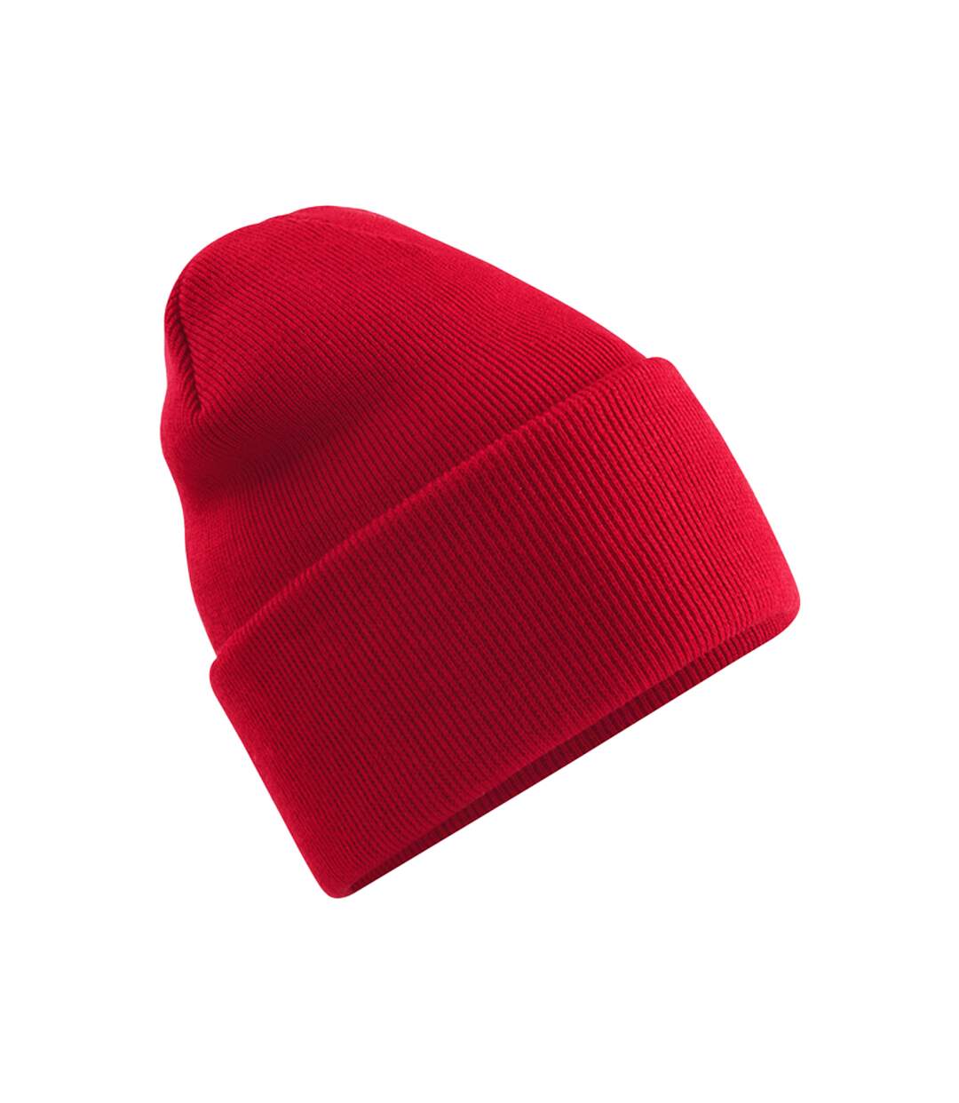 Bonnet À Revers Original Adulte Rouge Classique Beechfield-2
