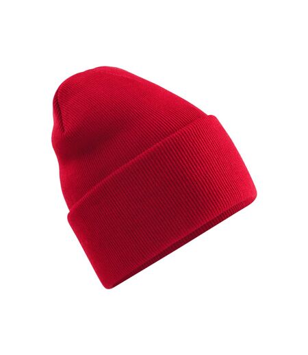 Bonnet À Revers Original Adulte Rouge Classique Beechfield