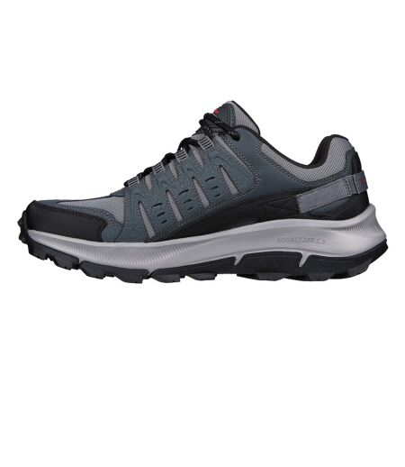 Skechers Mens Equalizer 5.0 Trail Solix Leather Sneakers (Charcoal/Black) - UTFS9552