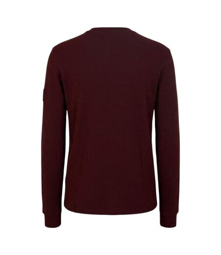 Mens Waffle Long-sleeved Top Mocha Calvin Klein