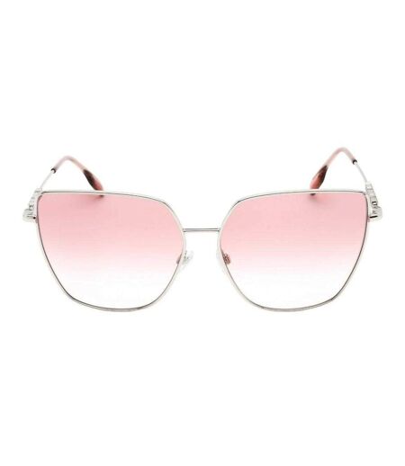 Womens/ladies Alexis Plain Sunglasses One Size Silver Burberry