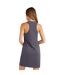 Womens/ladies england motorhead slim sleeveless dress charcoal Amplified