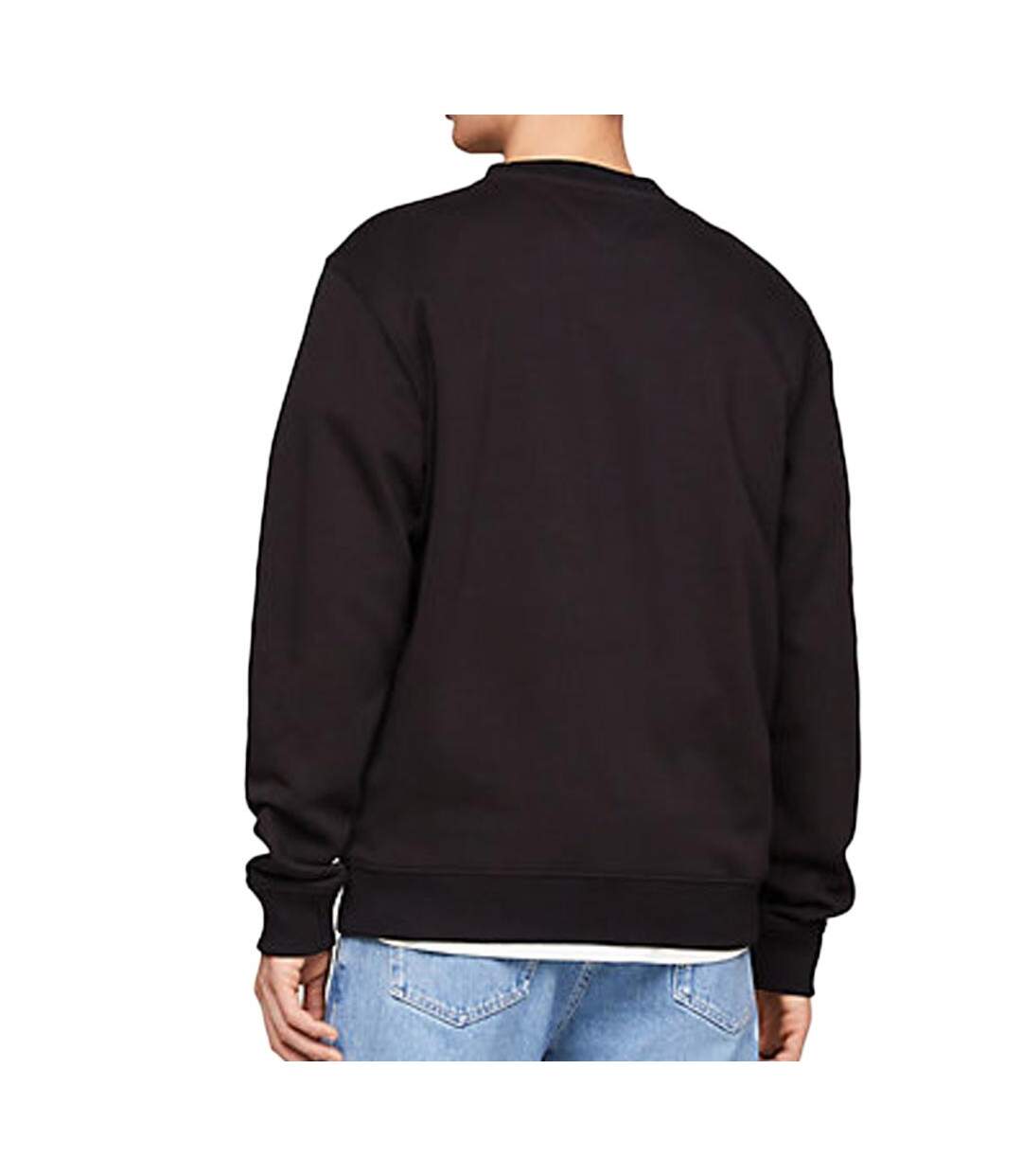 Sweat Noir Homme Tommy Hilfiger Reg Essential - L-2