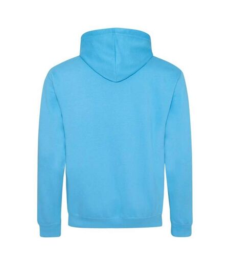 Sweat À Capuche Varsity Adulte Bleu Hawaïen Bleu Marine Oxford Awdis