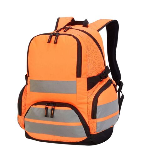Shugon London Pro Hi-Vis Backpack (Hi Vis Orange) (One Size) - UTBC3875