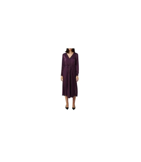 Robe Longue Cindy Femme Violet Sombre Vero Moda