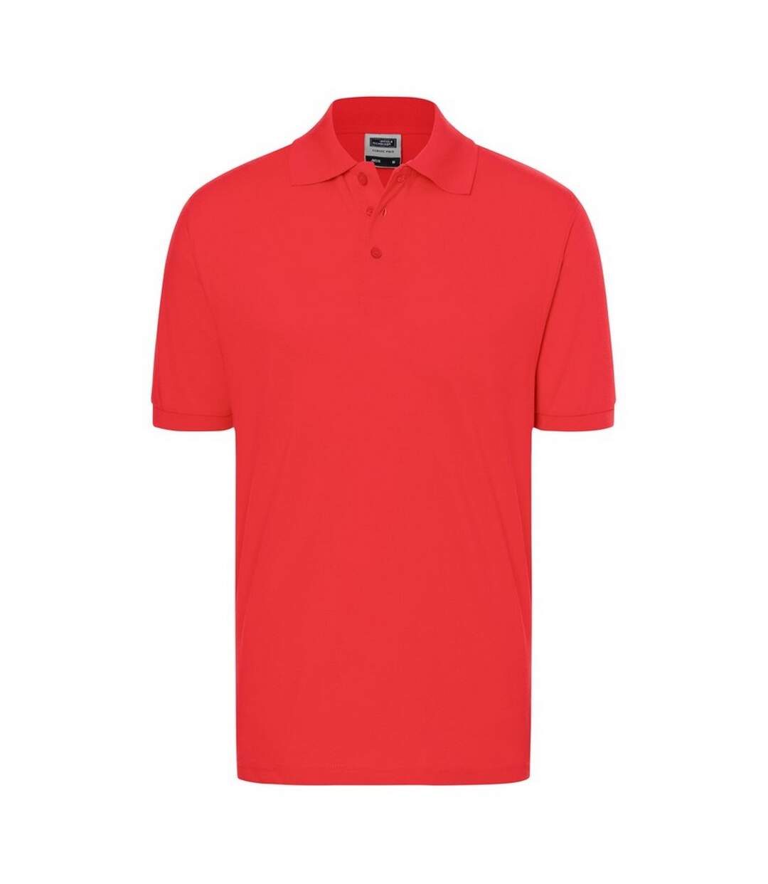 Polo Classic Homme Rouge James And Nicholson-1