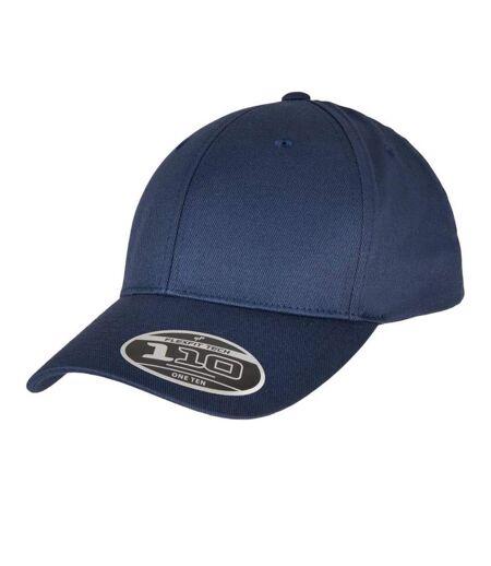 Casquette Ajustable Motif/style Courbé Bleu Marine Flexfit