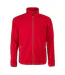 Mens Rocket Full Zip Fleece Jacket Red Printer-2