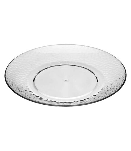 Lot de 6 Assiettes à Dessert Réutilisables Estiva 20cm Transparent