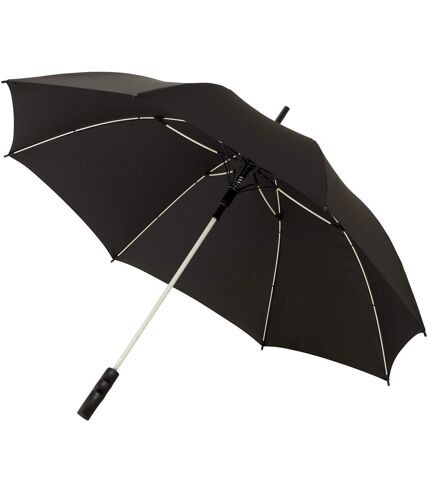 Avenue 23 Inch Spark Auto Open Storm Umbrella (Solid Black,White) (One Size)