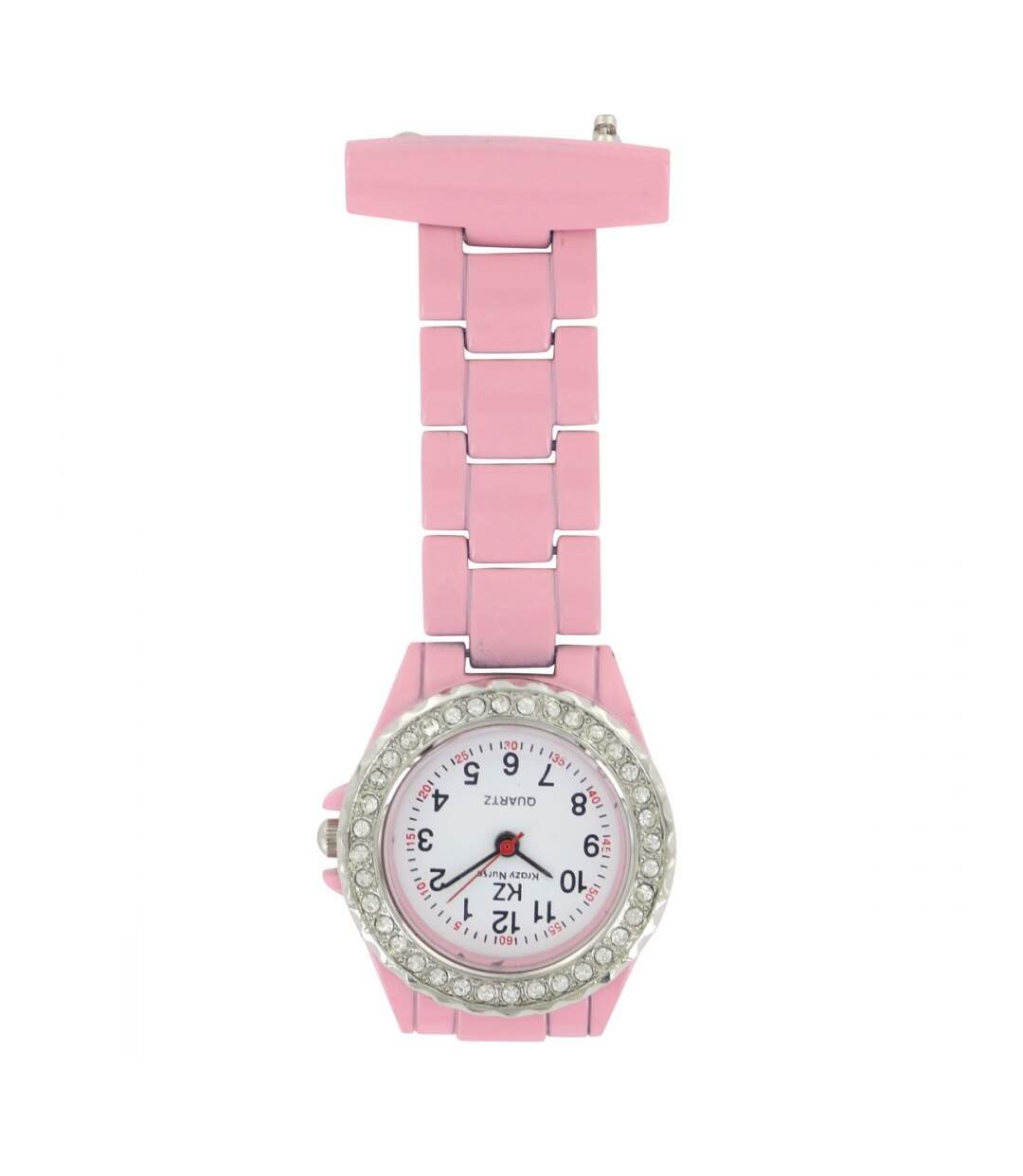 Montre Orgininale Infirmière Métal Rose KRAZY-1