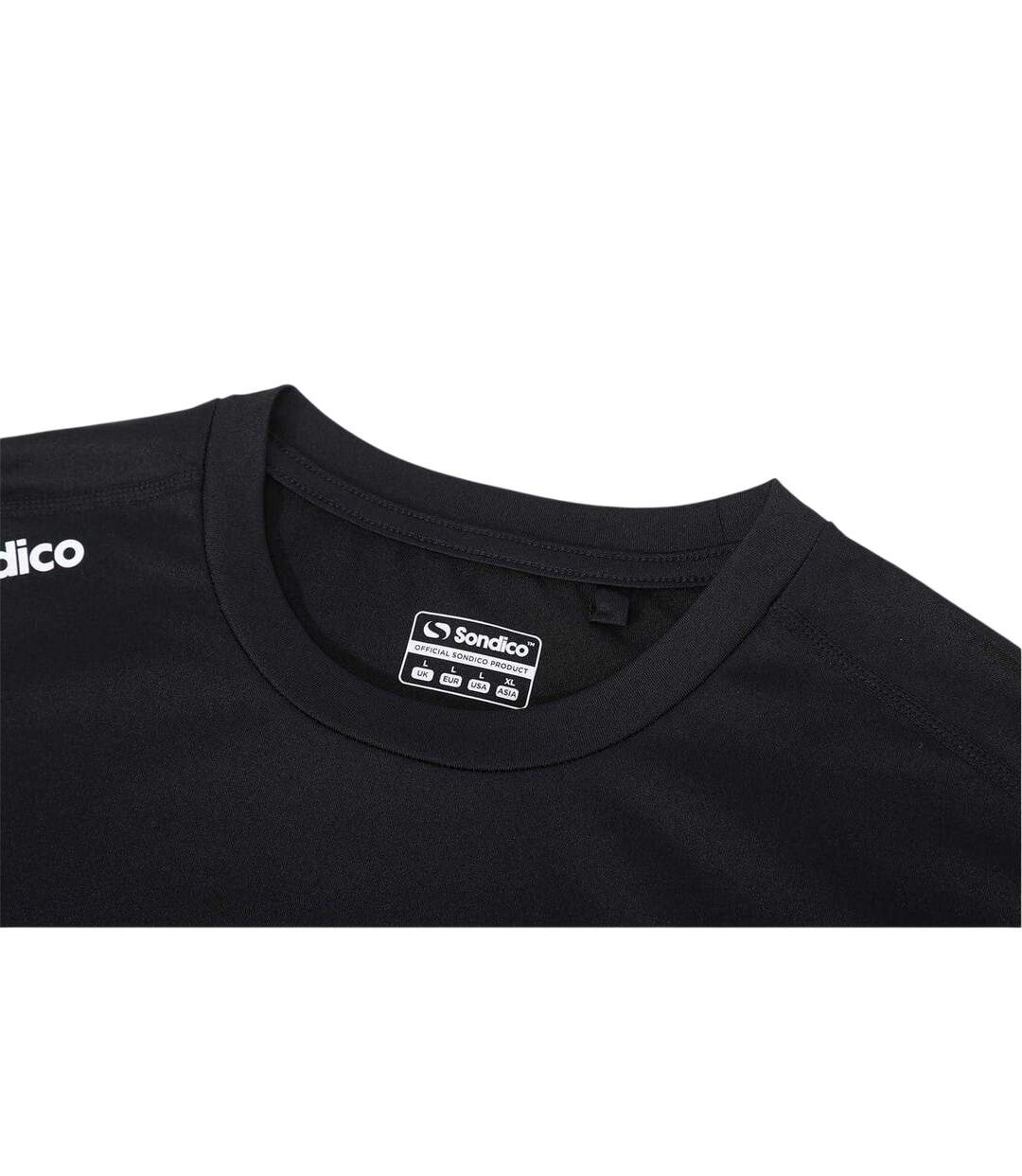 Haut Thermique Manches Longues Motif/style Central Homme Noir Sondico-3