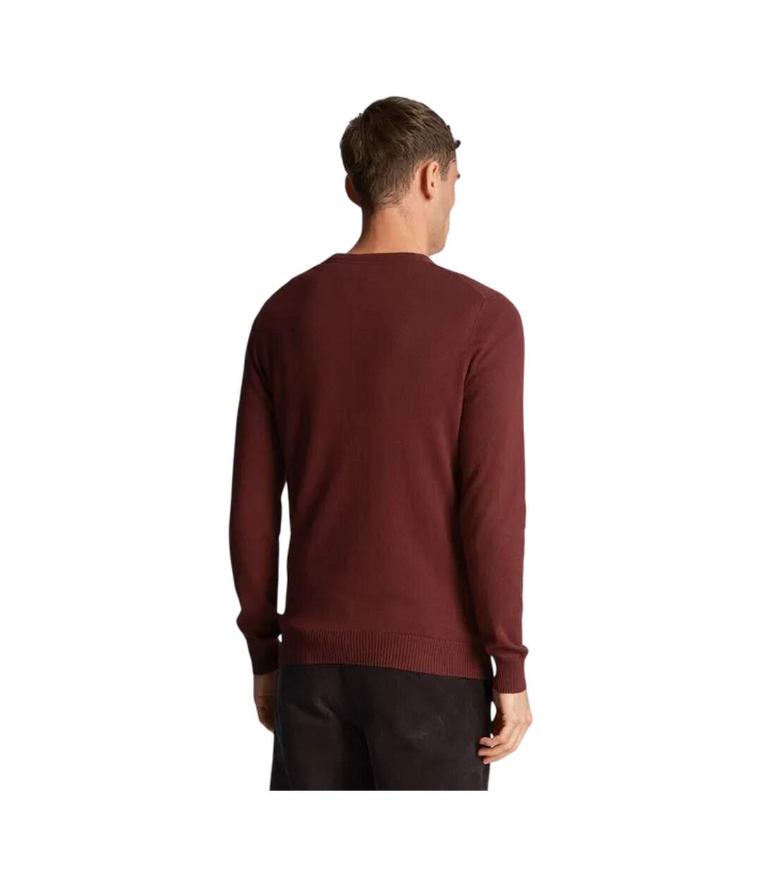 Sweat Homme Bordeaux Lyle & Scott-3