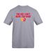 T-shirt Can´t Hear You Babe Adulte Gris AWD-1