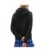 Sweat noir femme tommy hilfiger logo 2-2