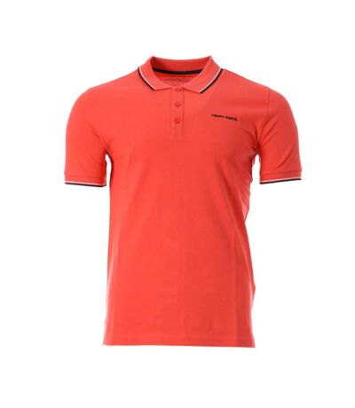 Polo Rouge Homme Teddy Smith Pasian 2 - S