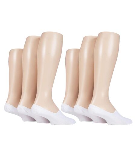 Gentle Grip - 6 Paires Hommes Invisible No Show Silicone Soft Touch