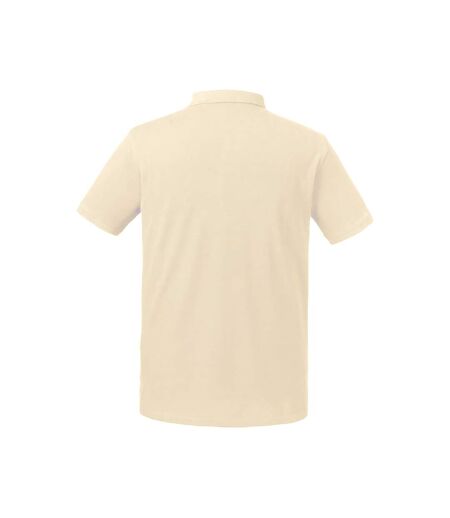 Russell Mens Pure Organic Polo (Natural) - UTBC4664