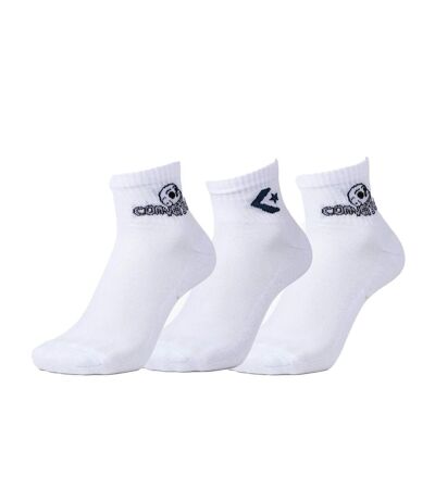 3x Paires de Chaussettes Blanches Homme Converse S7021462 - 39/42