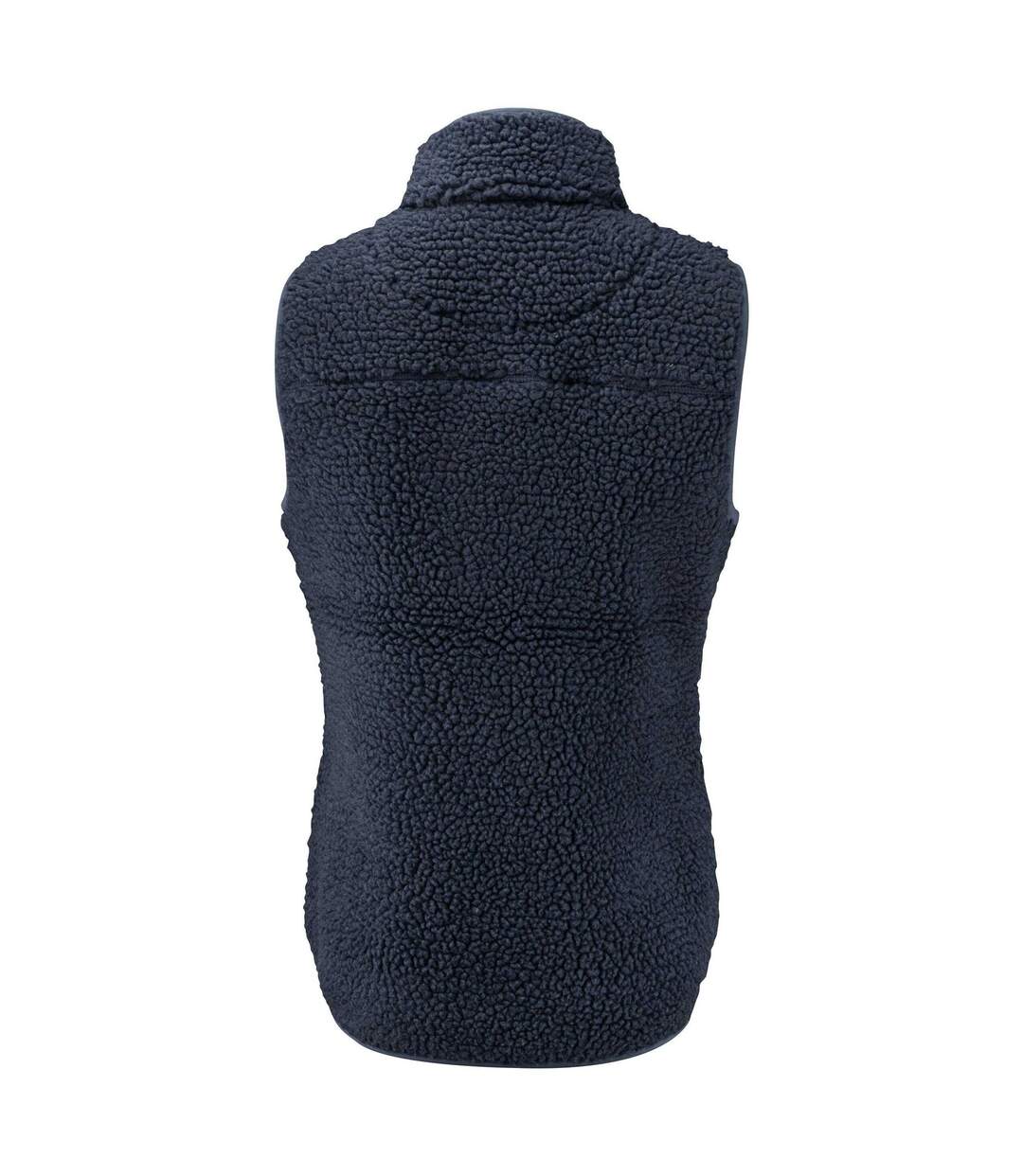 Womens/ladies Kingsley Sherpa Fleece Gilet Navy James Harvest-2