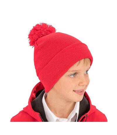 Result Womens/Ladies Winter Essentials Pom Pom Beanie (Red) - UTBC4638