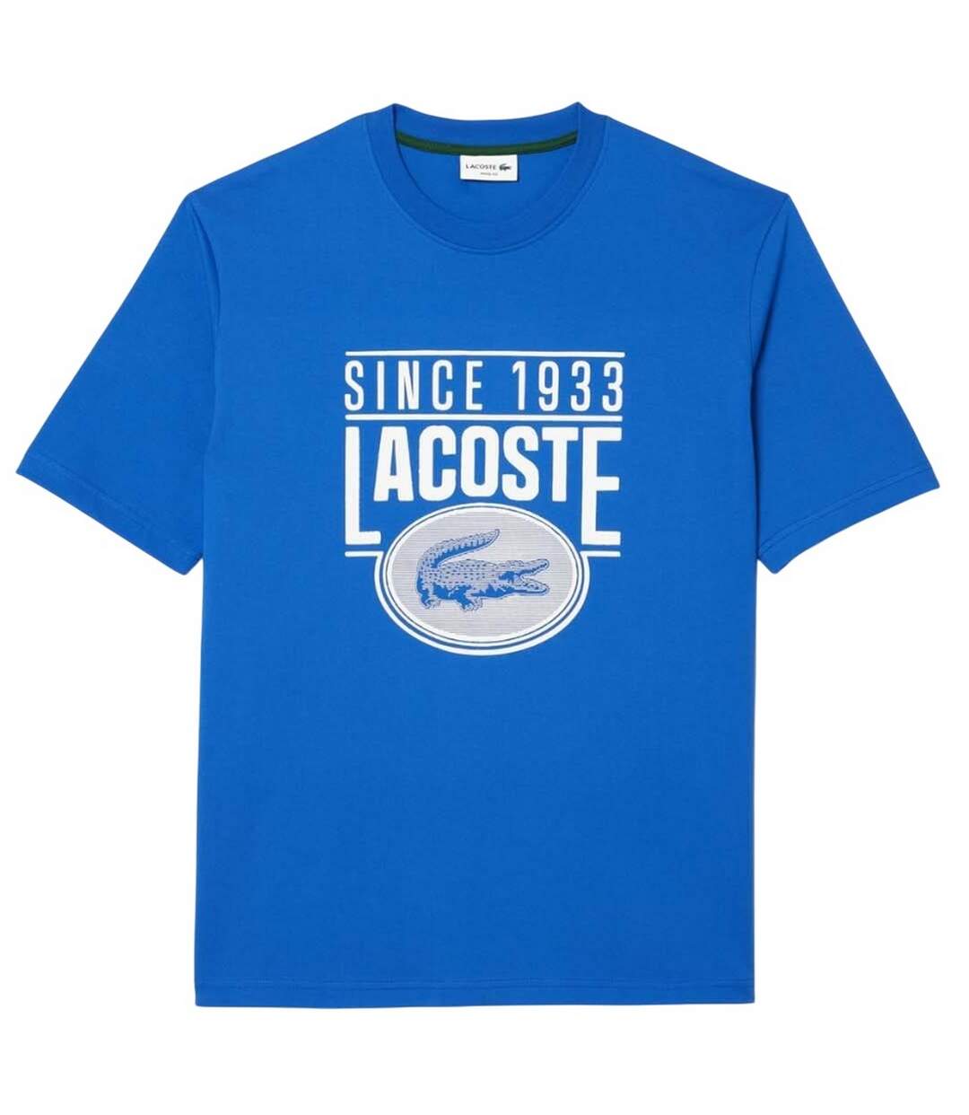 T-shirt Homme Bleu Lacoste-2