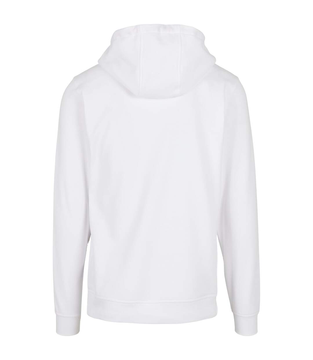 Sweat À Capuche Basic Adulte Blanc Build Your Brand-2