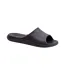 Womens/ladies Flat Flip Flops Black 4F-3