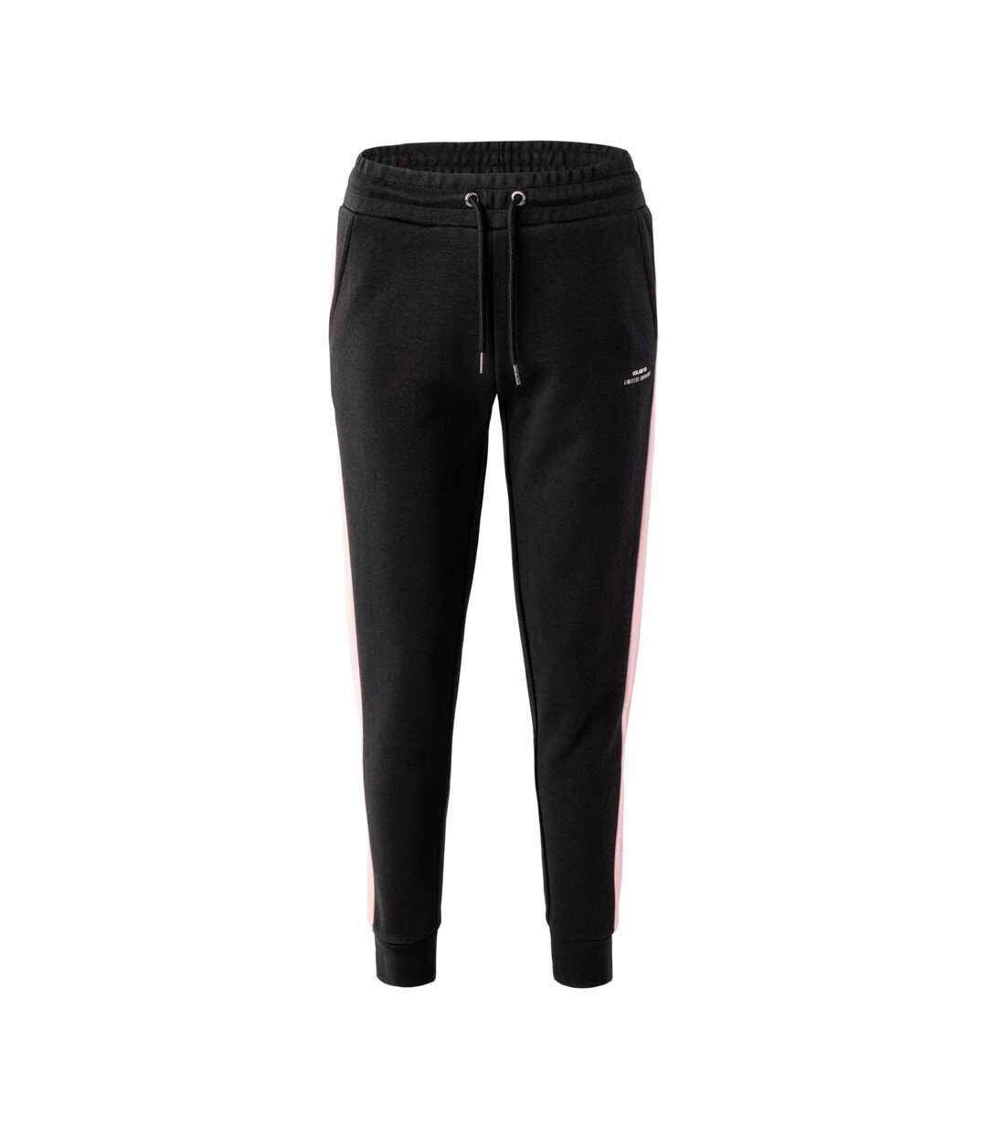 Pantalon De Survêtement Onles Femme Noir Rose Argenté Iguana-1