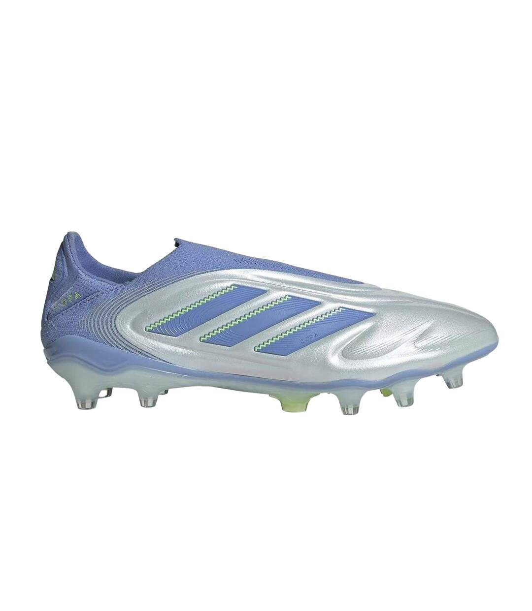 Unisex Adult Copa Pure Iii Elite Leather Firm Ground Football Boots Blue Lemon Adidas-1