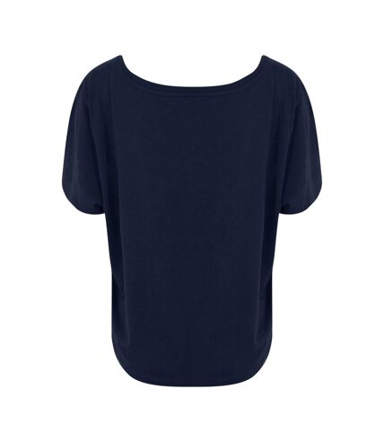 Ecologie Womens/Laides Daintree EcoViscose Cropped T-Shirt (Navy)