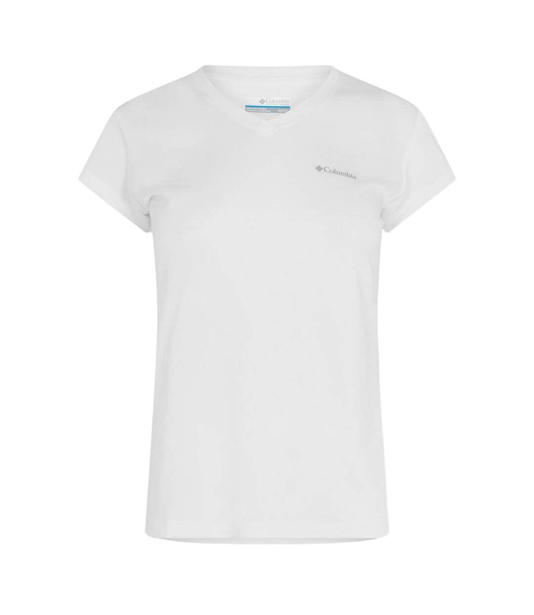 T-shirt Motif/style Logo Femme Blanc Columbia-1