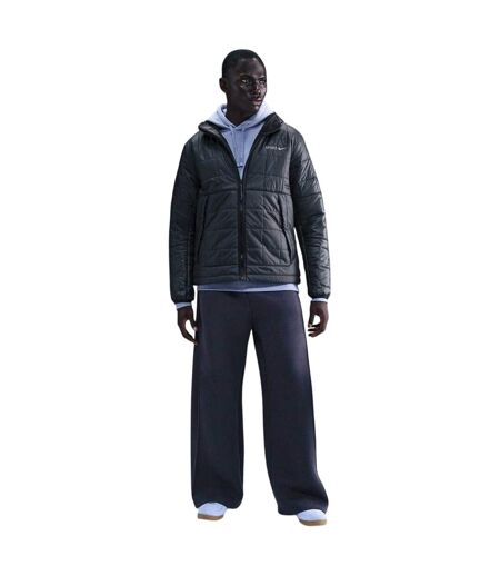Unisex Adult Hooded Jacket Black Blue Nike