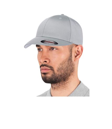 Casquette peignée wooly unisexe argenté Flexfit