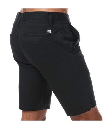 Mens Dillenger Cotton Twill Shorts Black Weekend Offender