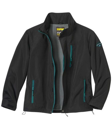 Blouson Coupe-Vent Microfibre Doublé Polaire