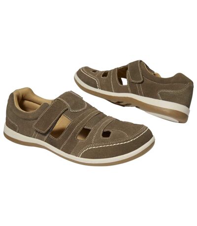 Men's Brown Casual Summer Moccasins