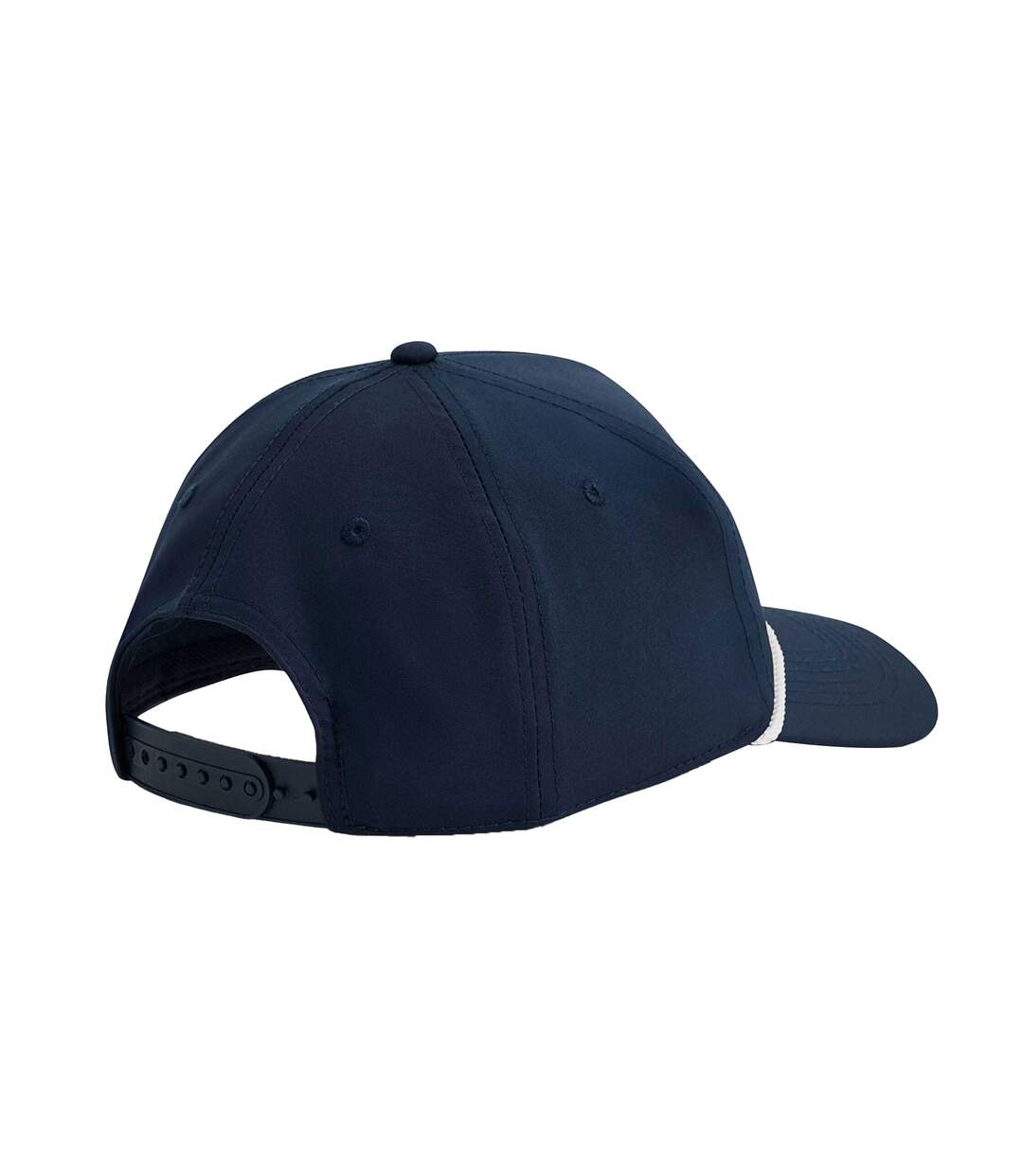 Casquette Golf Motif/style Corde Décorative Adulte Bleu Marine Blanc Beechfield-2