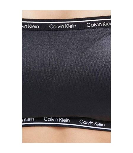 Haut De Maillot De Bain Motif/style Logo Femme Noir Calvin Klein
